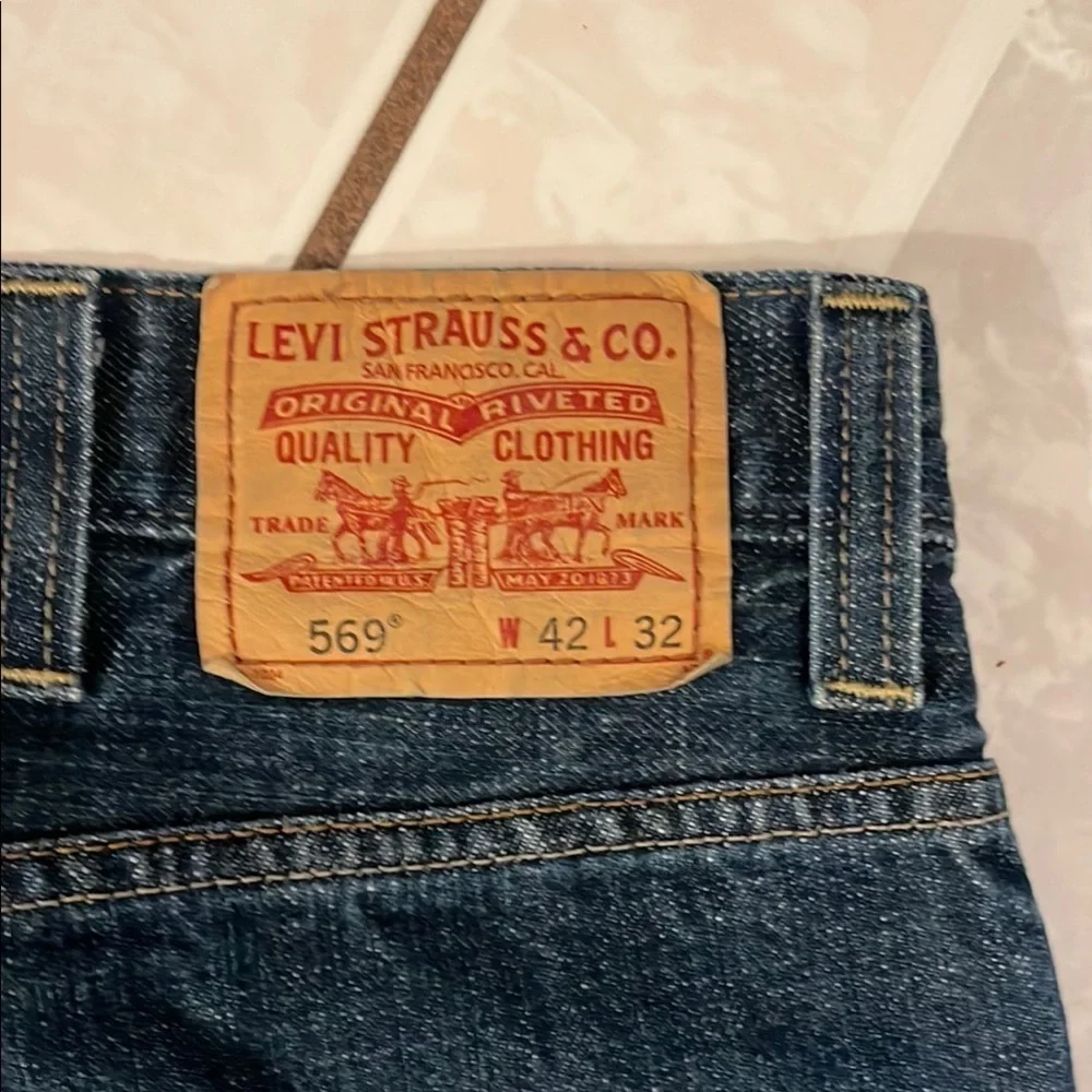 Levi's Relaxed Blue Jeans Classic Denim